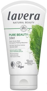 Lavera 3in1 veidui: prausiklis, šveitiklis, kaukė, 125 ml