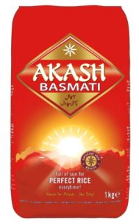 Basmati ryžiai Akash, 1kg