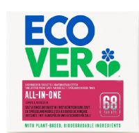 Indaplovių tabletės ECOVER All-in-one, 1,36kg (68 tabletės)