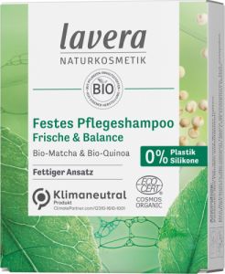 Kietas šampūnas - gaivinantis Lavera, 50g