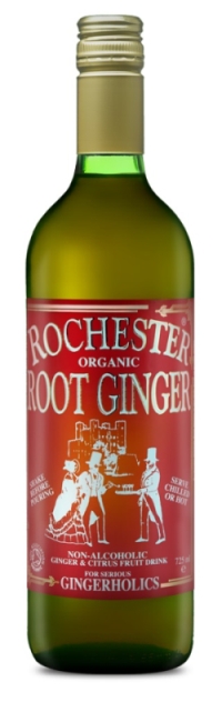NEalkoholinis EKOlogiškas imbierinis gėrimas ROCHESTER Root Ginger, 725ml