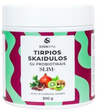 Tirpios skaidulos su probiotikais Kivių ir granatų skonio, 300g