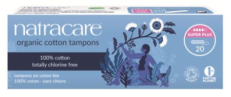 Tamponai Super Plus NATRACARE, 20 vnt.