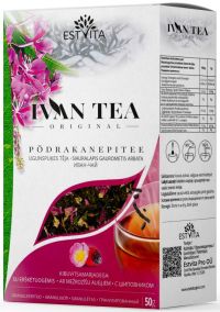 Fermentuota Ivan Tea arbata su erškėtrožėmis (granulėmis) 50g